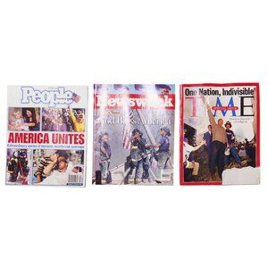 9/11 - September 11, 2001 Magazines from Newsweek, Time, and People